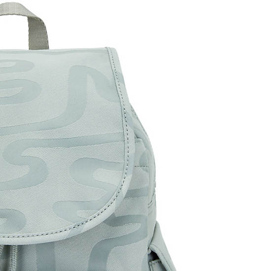 Kipling City Pack Small Klassieke Printed Rugzak Turquoise | BE 1504WN